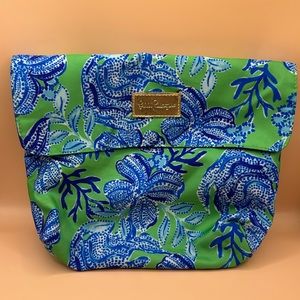 Lilly Pulitzer lightweight pouch with snap closure